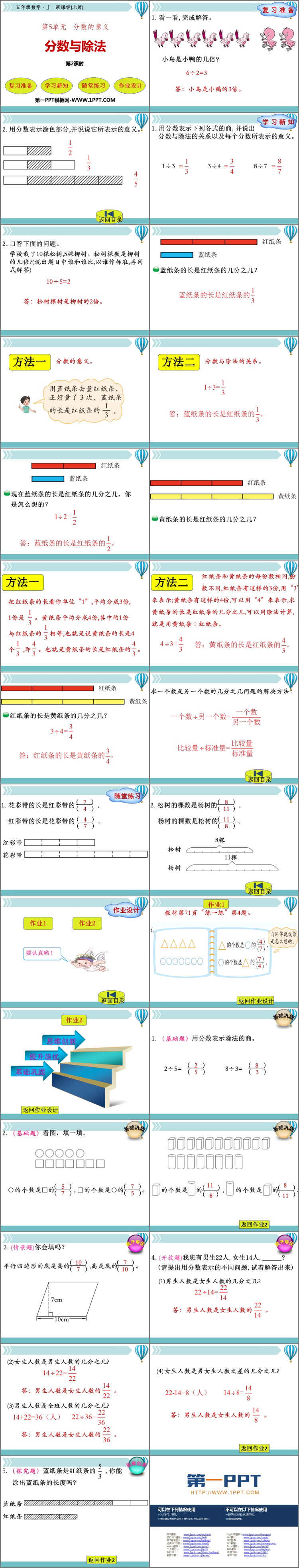《分数与除法》分数的意义PPT教学课件(第2课时)