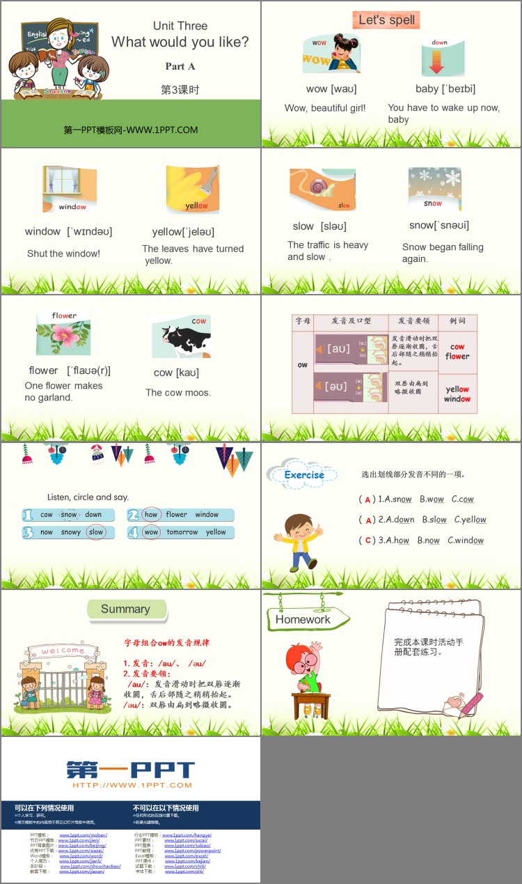 《What would you like?》PartA PPT下载(第3课时)