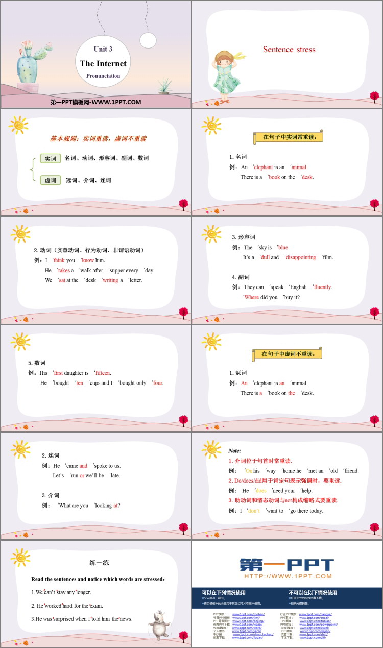 《The Internet》Pronunciation PPT课件