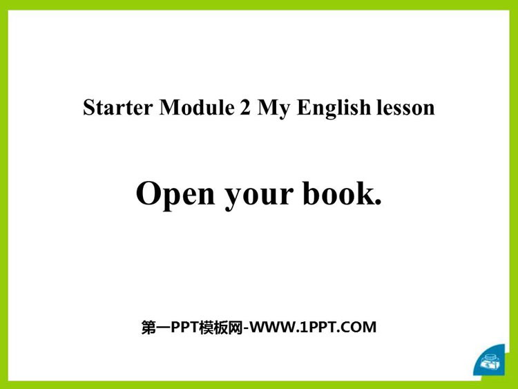 《Open your book》PPT优质课件