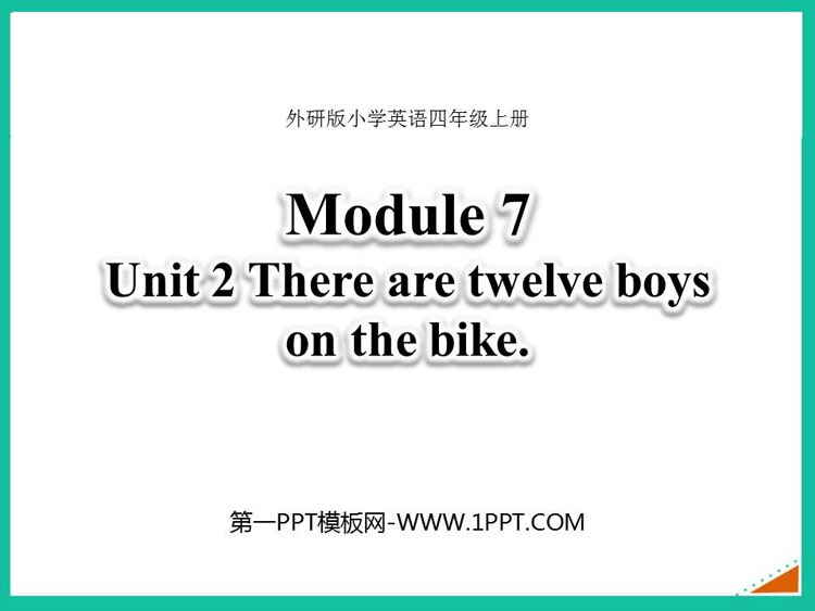 《There are twelve boys on the bike》PPT教学课件