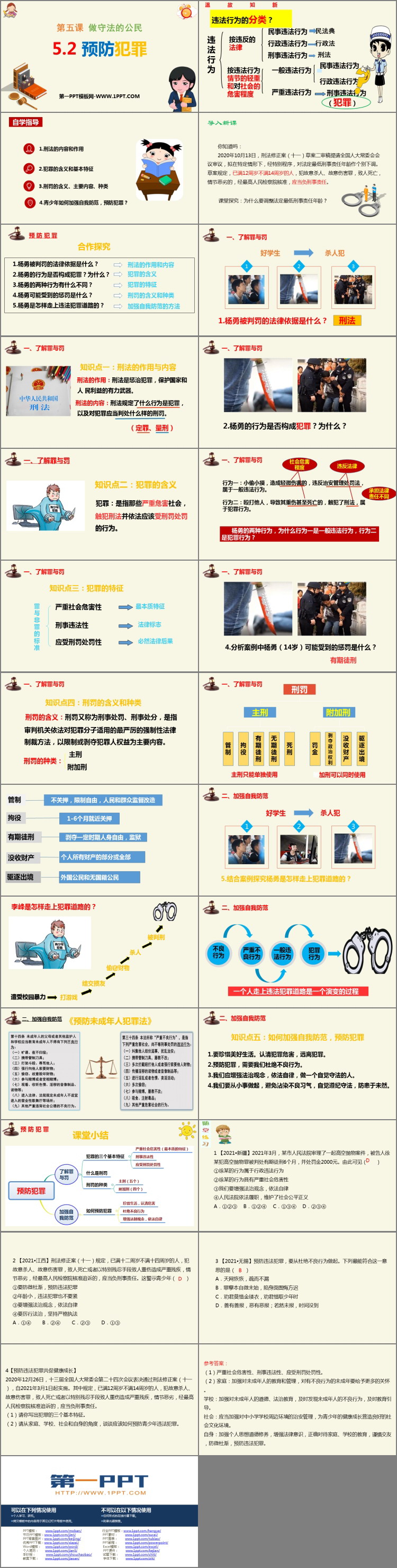 《预防犯罪》PPT精品教学课件
