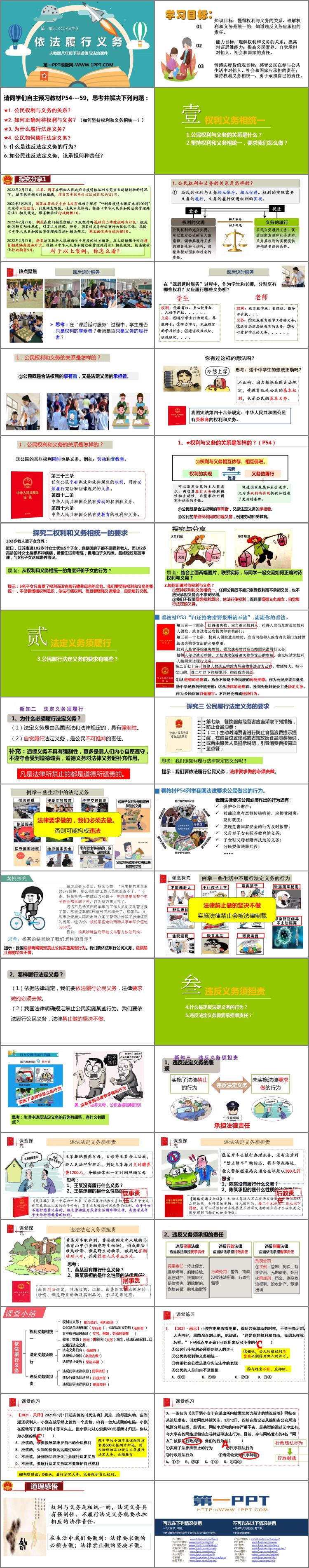 《依法履行义务》PPT精品教学课件