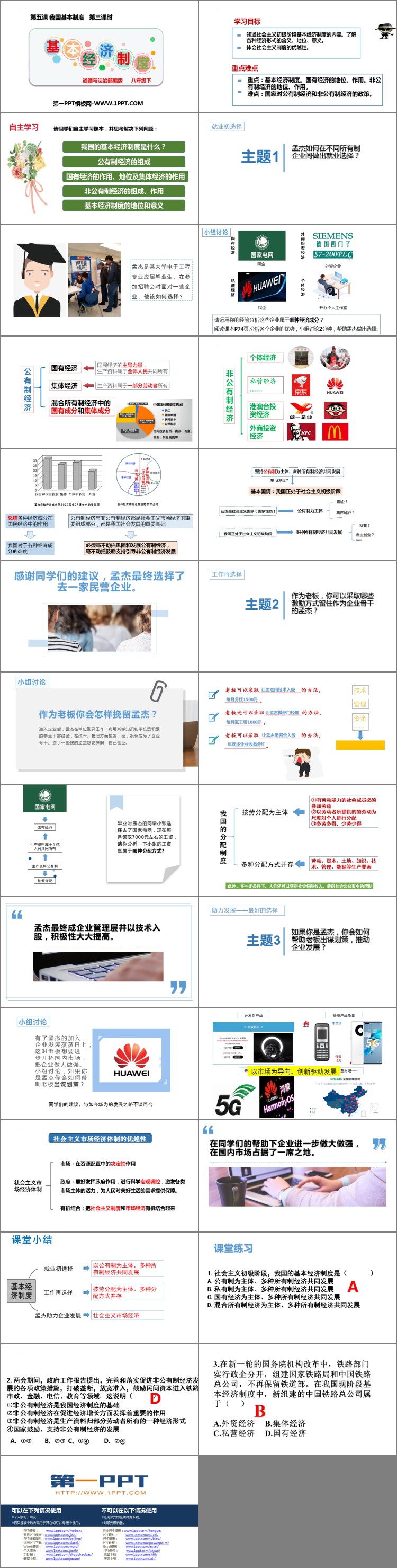 《基本经济制度》PPT精品教学课件