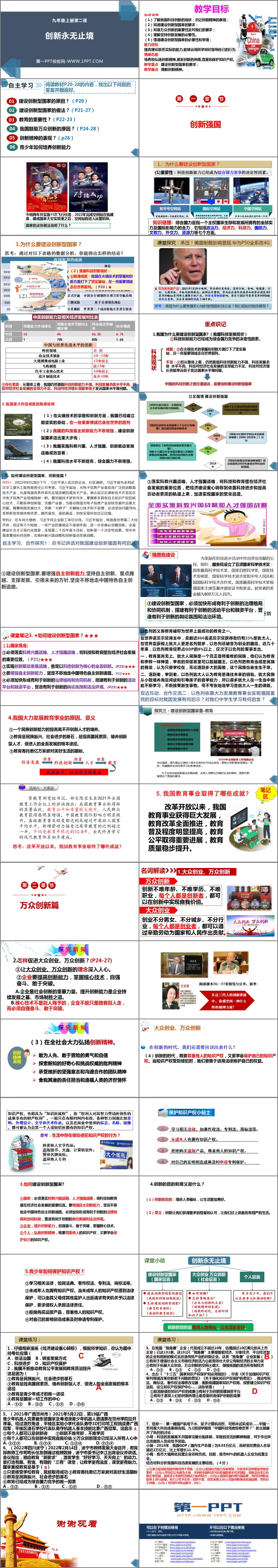 《创新永无止境》PPT优质课件下载