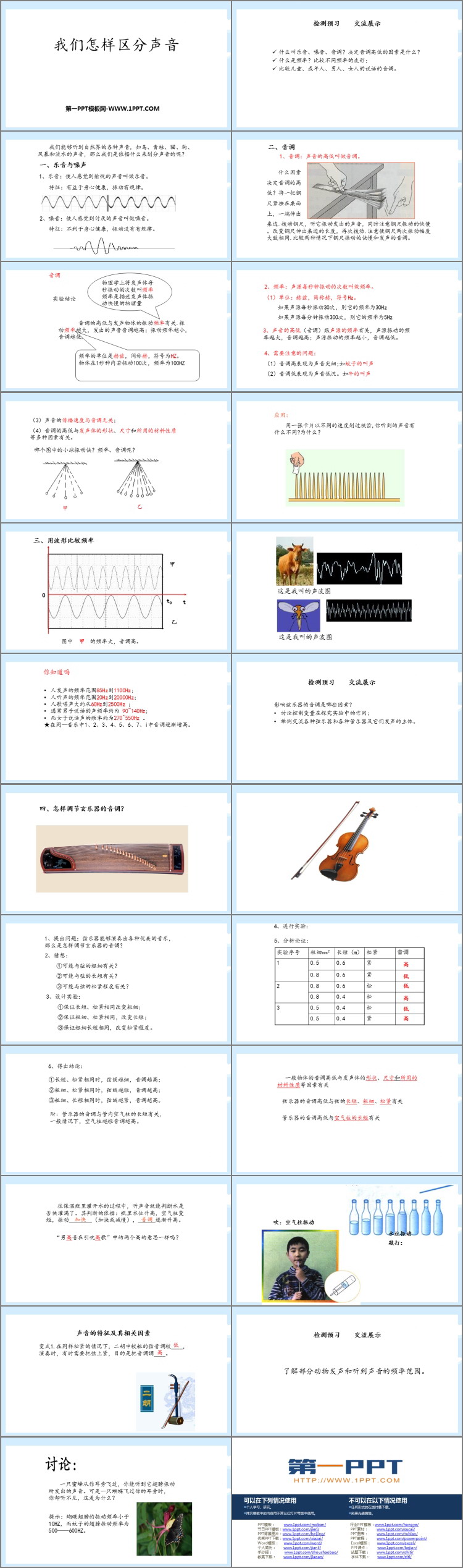 《我们怎样区分声音》声音与环境PPT课件下载