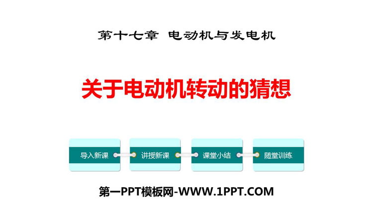 《关于电动机转动的猜想》电动机与发电机PPT免费下载