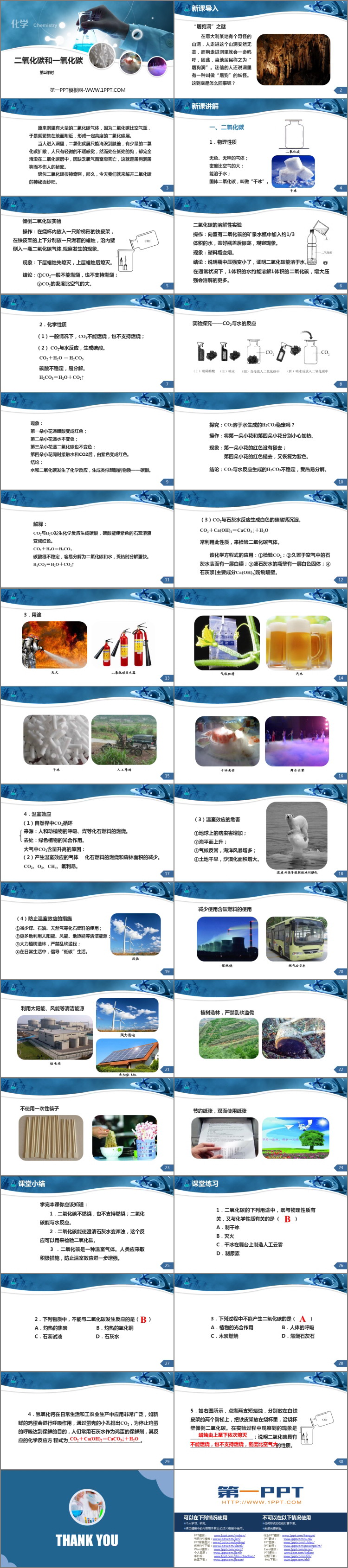 《二氧化碳和一氧化碳》碳和碳的氧化物PPT课件(第1课时)