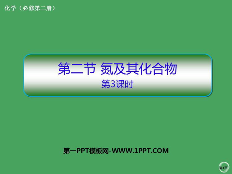 《氮及其化合物》化工生产中的重要非金属元素PPT下载(第3课时)