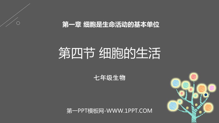 《细胞的生活》PPT优质课件