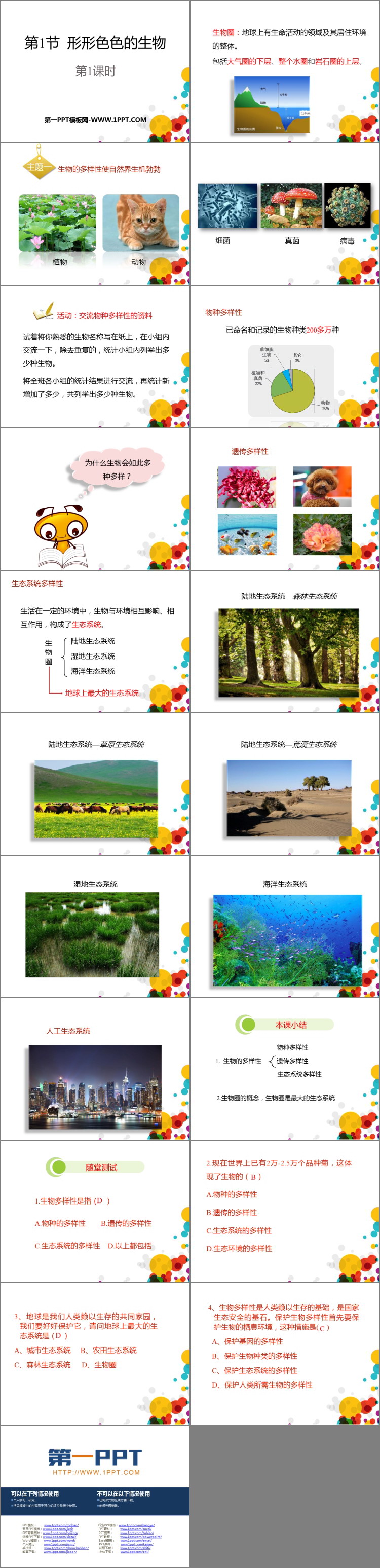 《形形色色的生物》PPT下载(第1课时)