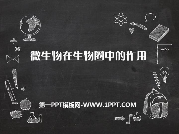 《微生物在生物圈中的作用》PPT课件下载