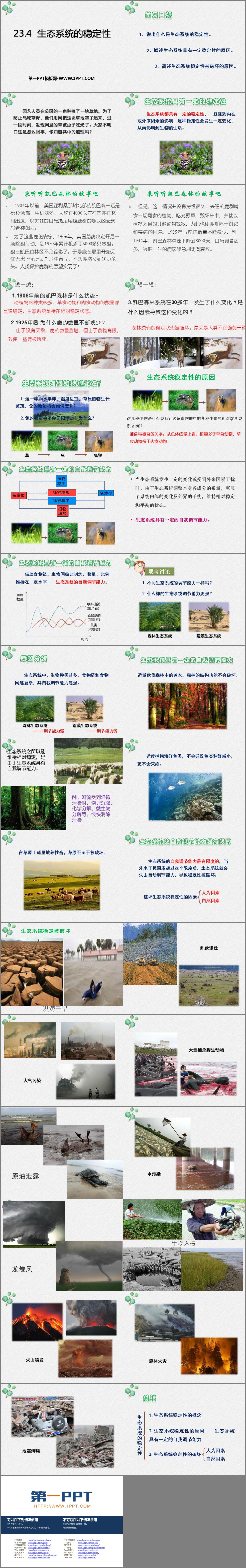 《生态系统的稳定性》PPT免费下载