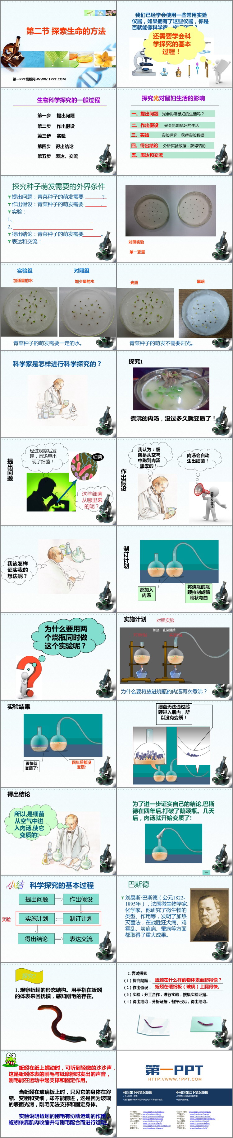 《探索生命的方法》PPT免费下载