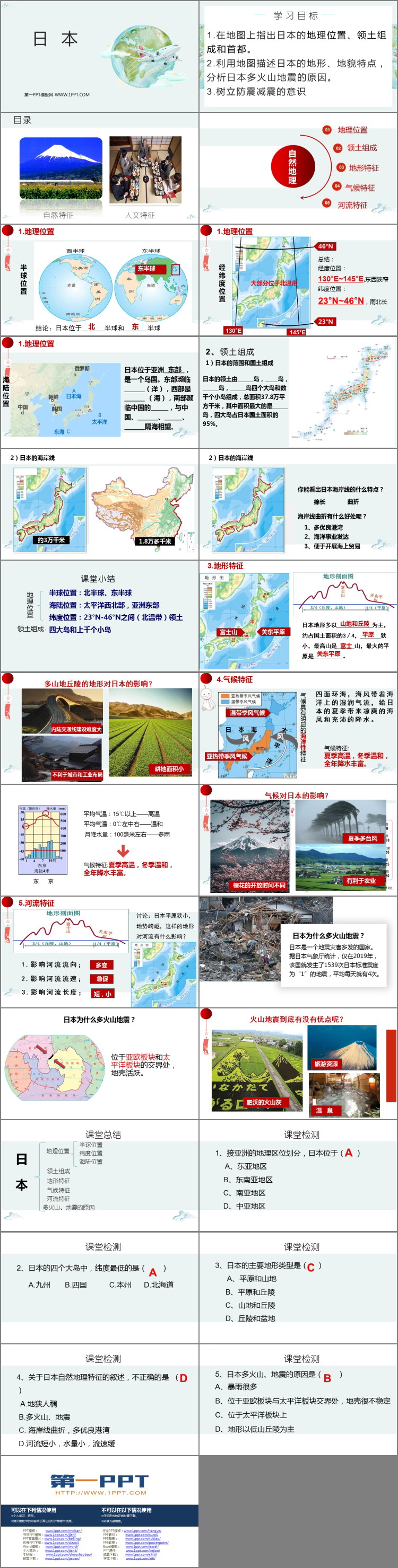 《日本》我们邻近的地区和国家PPT课件下载
