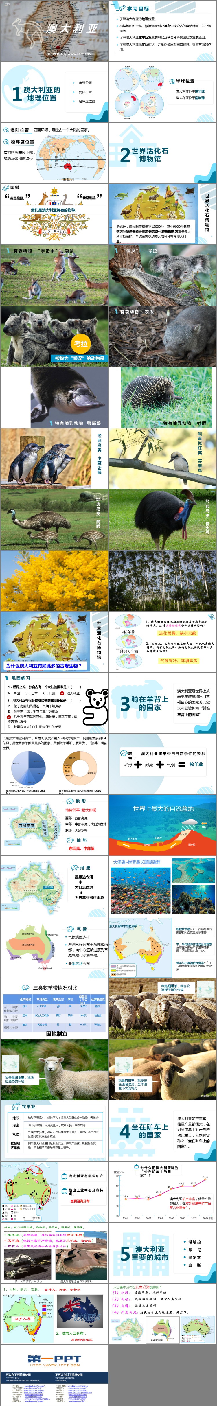 《澳大利亚》东半球其他的地区和国家PPT下载