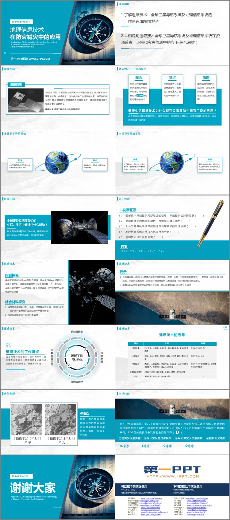 《地理信息技术在防灾减灾中的应用》自然灾害PPT教学课件