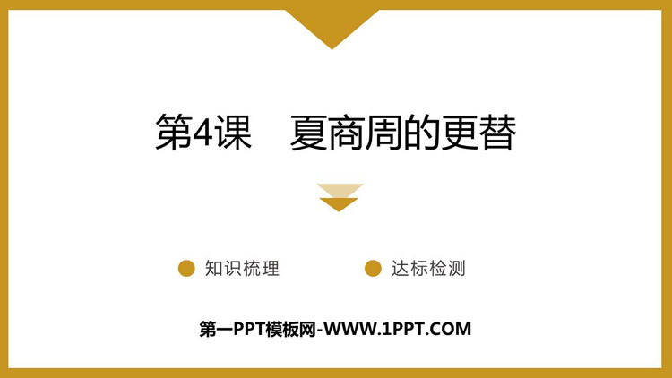 《夏商周的更替》PPT免费下载