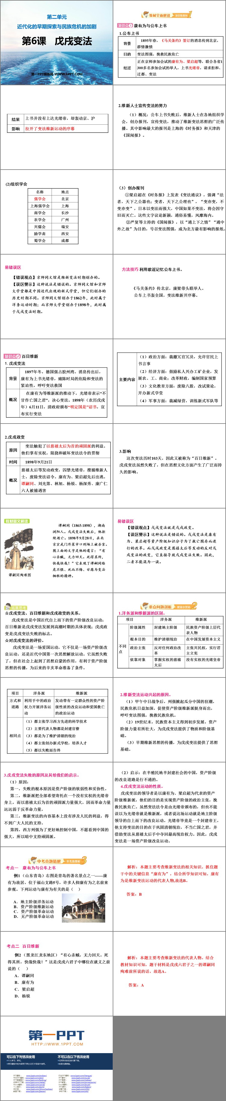 《戊戌变法》PPT优质课件
