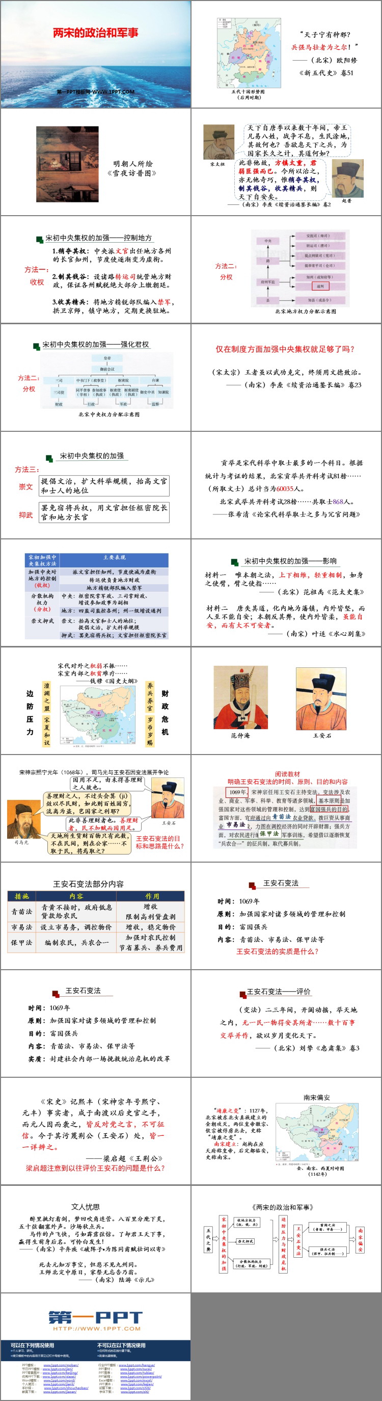 《两宋的政治和军事》PPT优质课件下载
