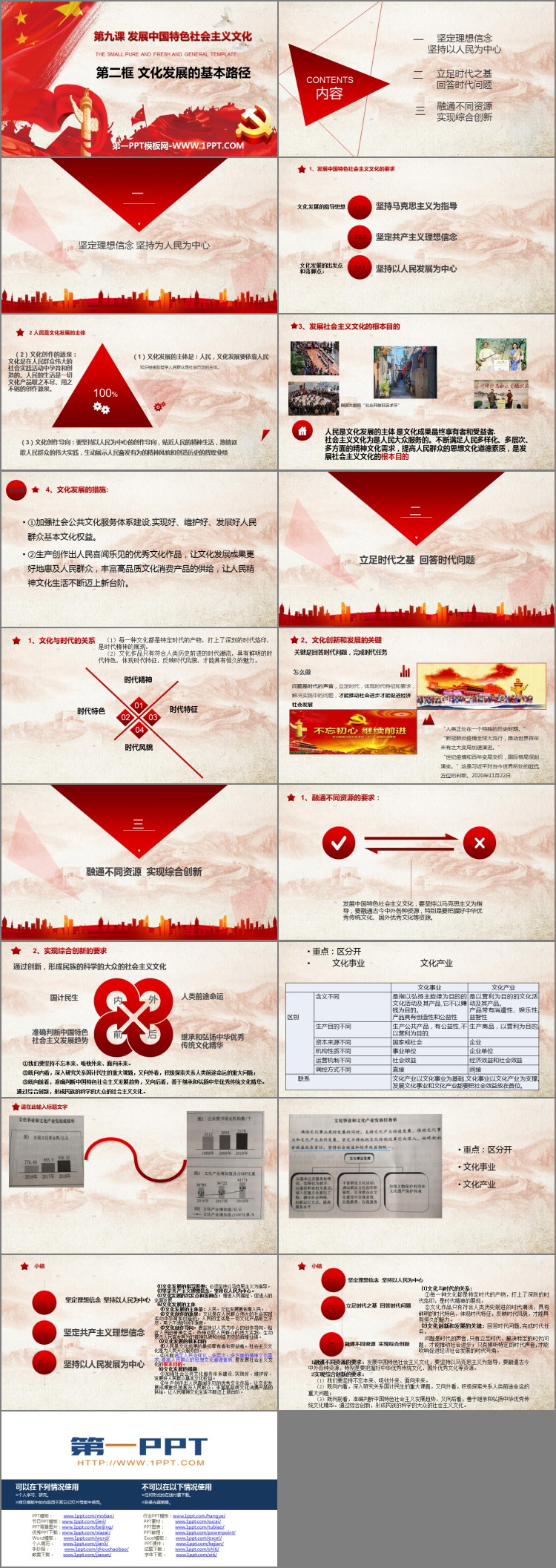 《文化发展的基本路径》发展中国特色社会主义文化PPT课件