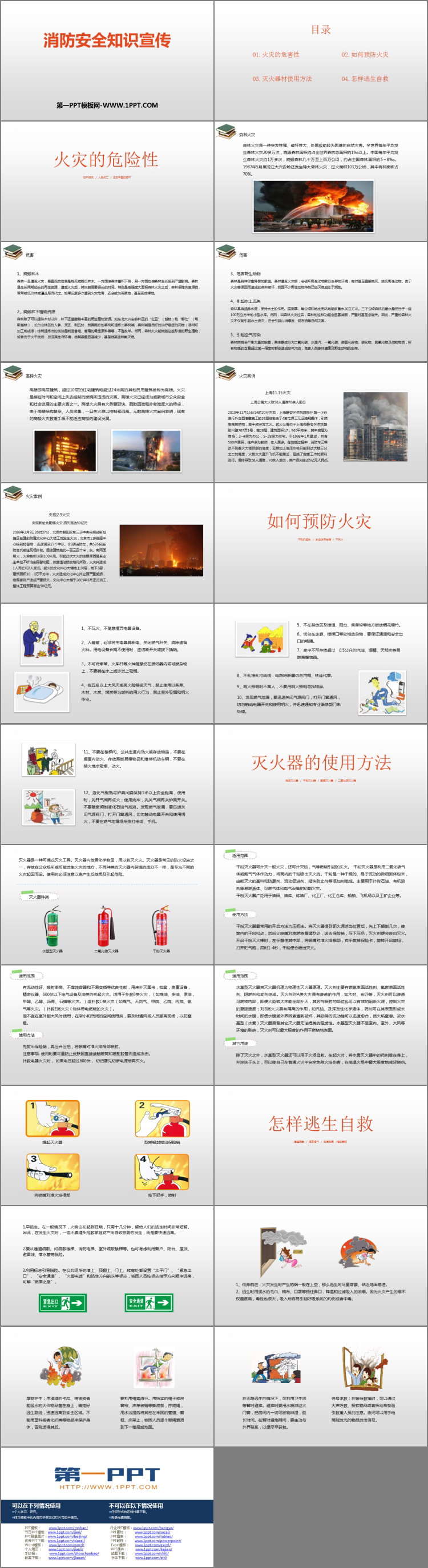 《消防安全知识宣传》PPT班会课件