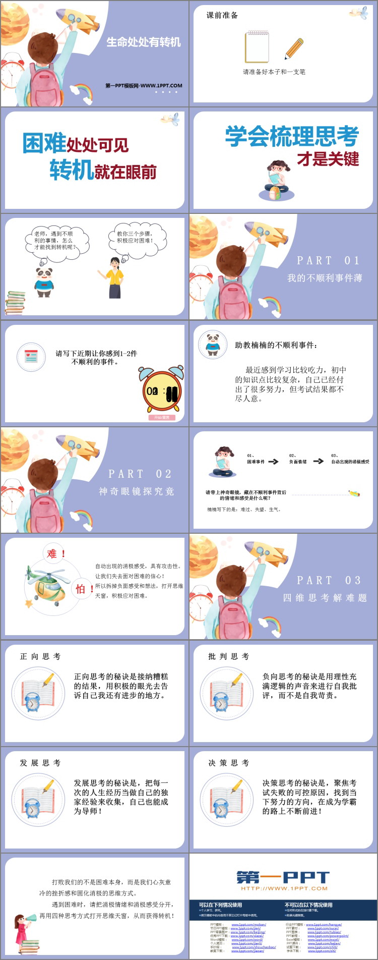 《生命处处有转机》PPT班会课件