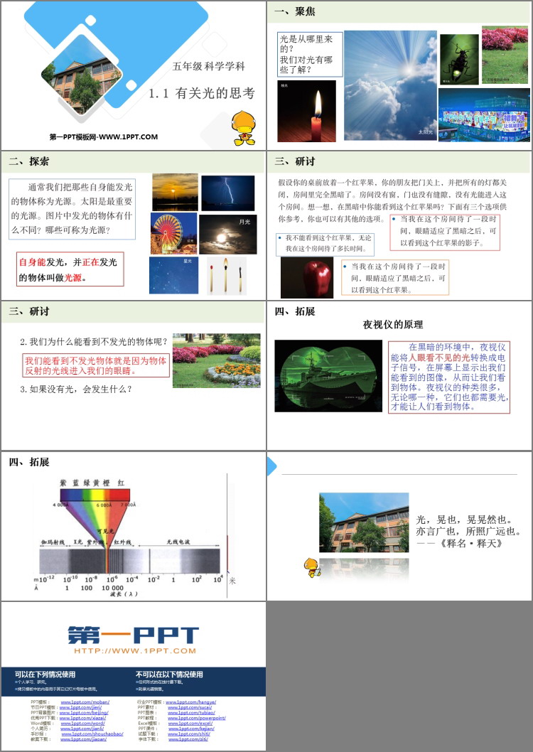 《有关光的思考》PPT课件