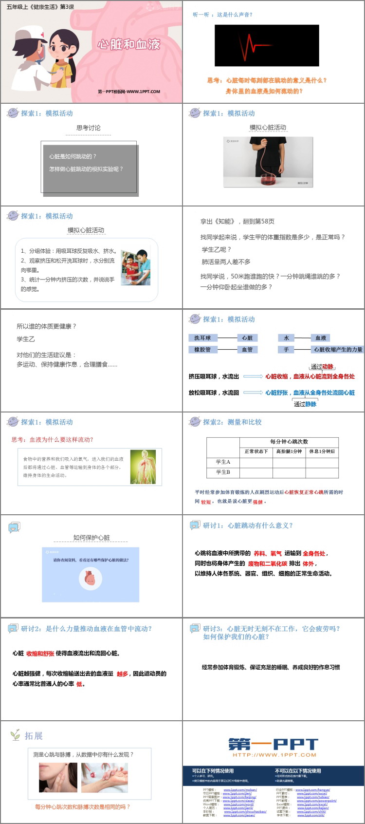 《心脏和血液》PPT课件