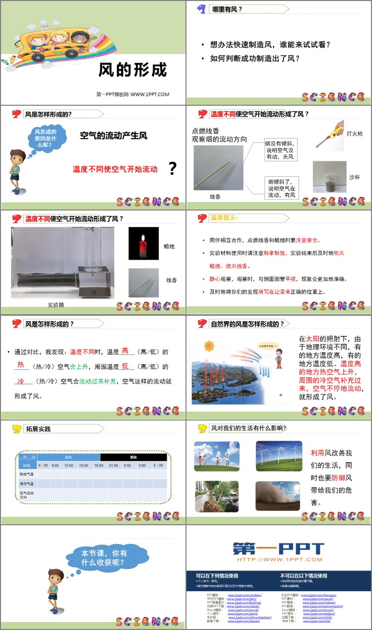 《风的形成》PPT课件下载