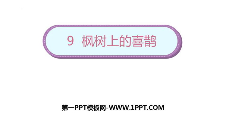 《枫树上的喜鹊》PPT课文课件下载
