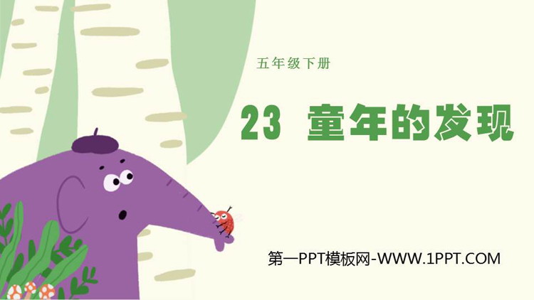 《童年的发现》PPT优质课件下载