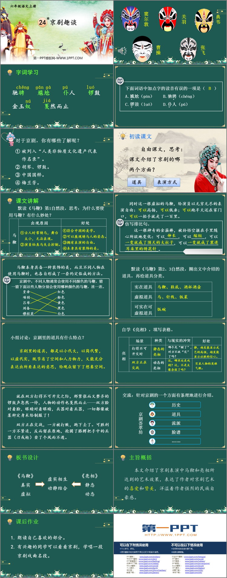 《京剧趣谈》PPT优质课件下载