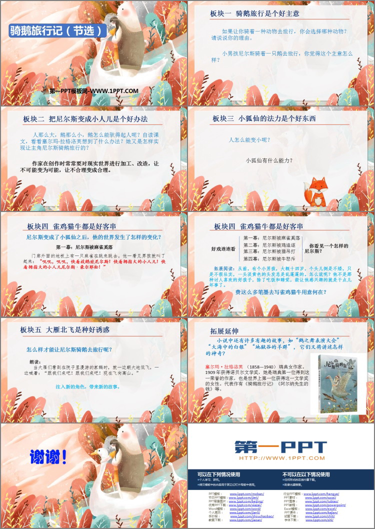《骑鹅旅行记》PPT优质课件下载