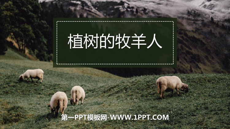 《植树的牧羊人》PPT免费教学课件