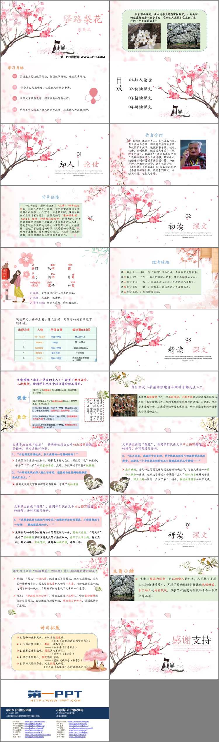 《驿路梨花》PPT优秀课件下载