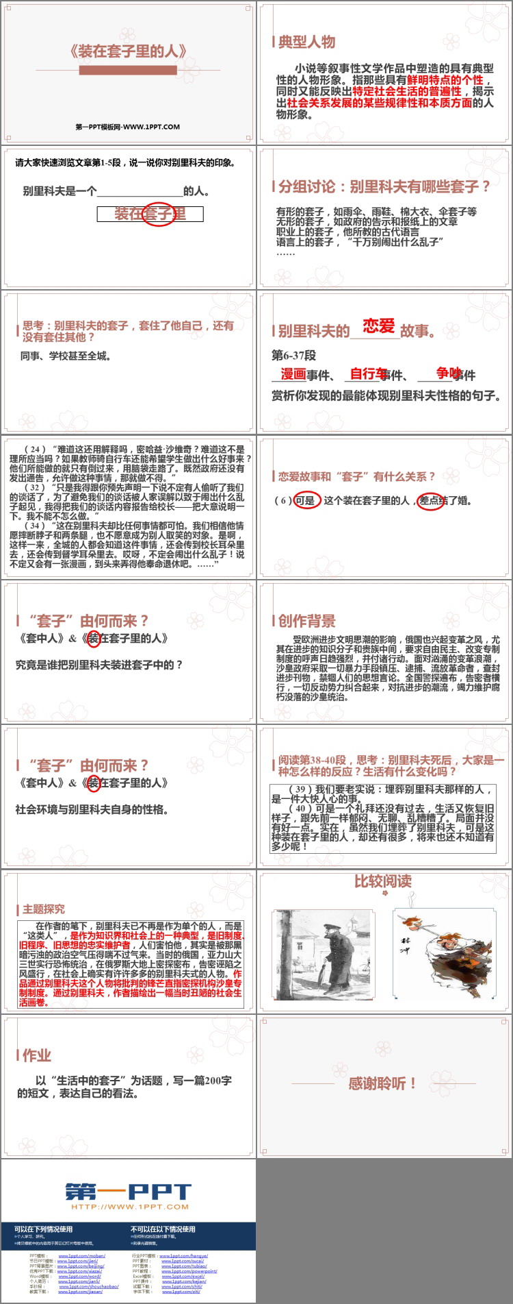《装在套子里的人》PPT精品课件