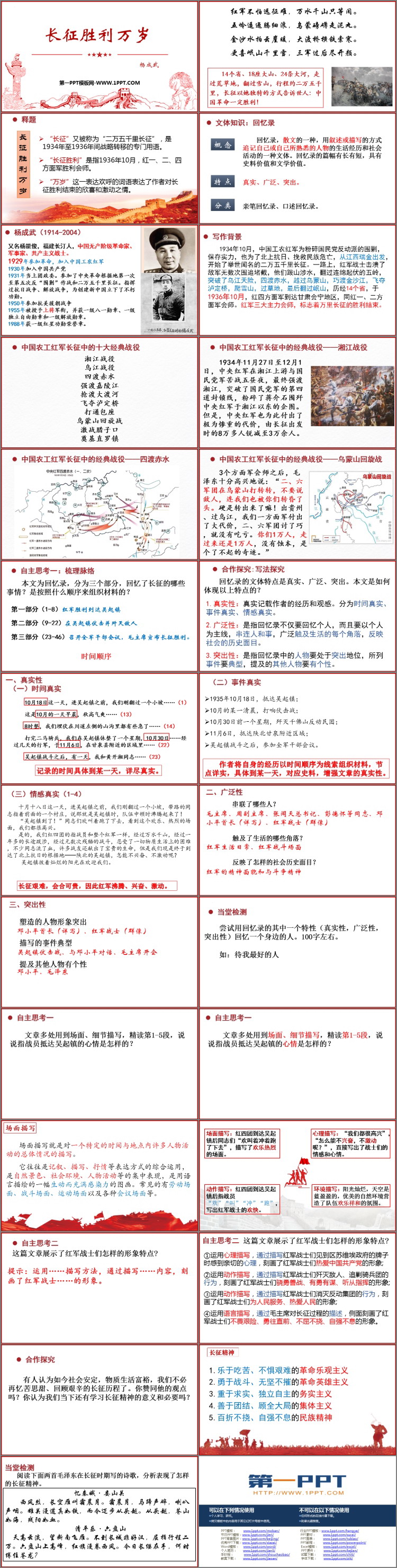 《长征胜利万岁》PPT课件