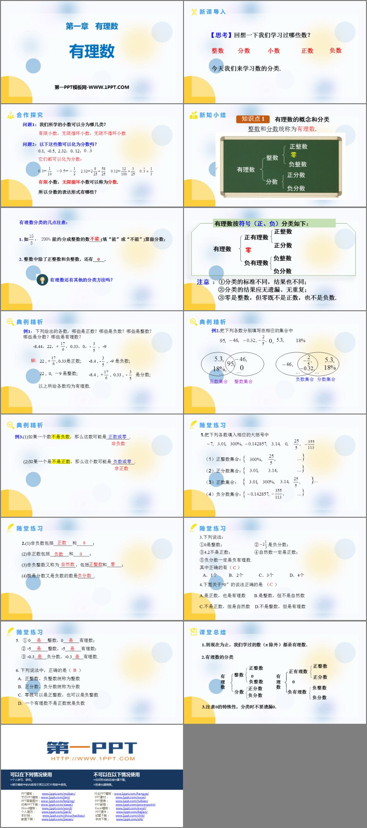 《有理数》PPT教学课件下载