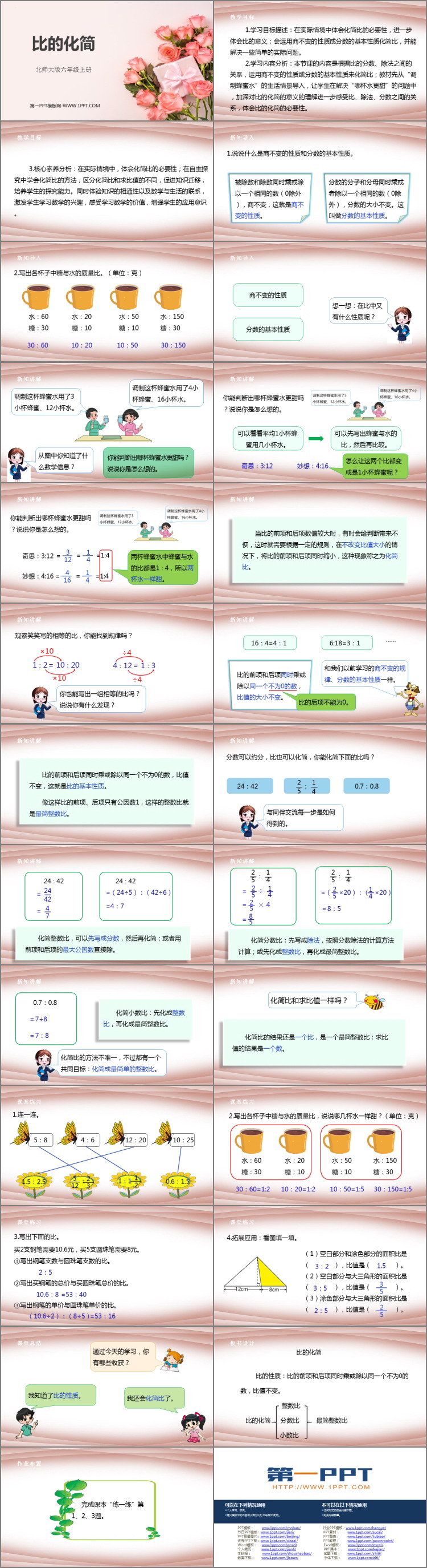 《比的化简》比的认识PPT免费下载