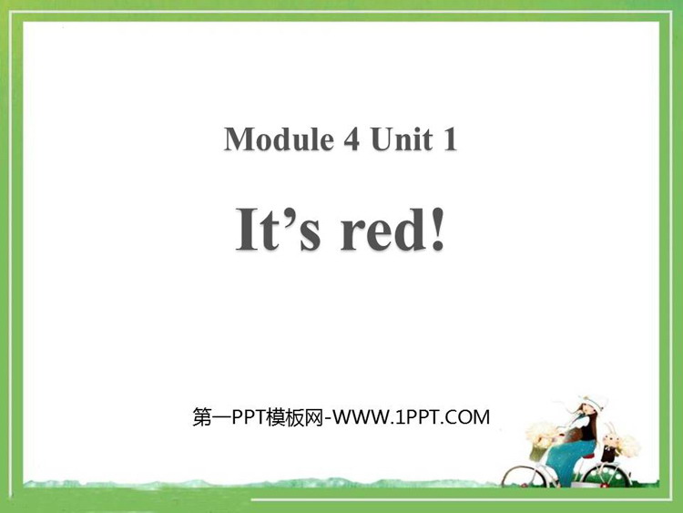 《It\s Red》PPT免费下载