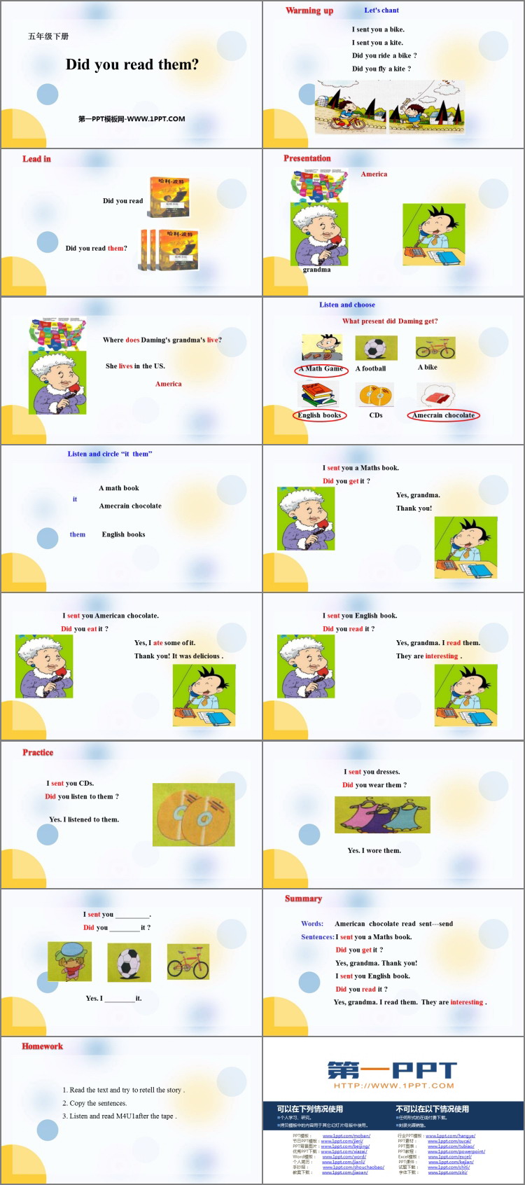 《Did you read them?》PPT免费下载