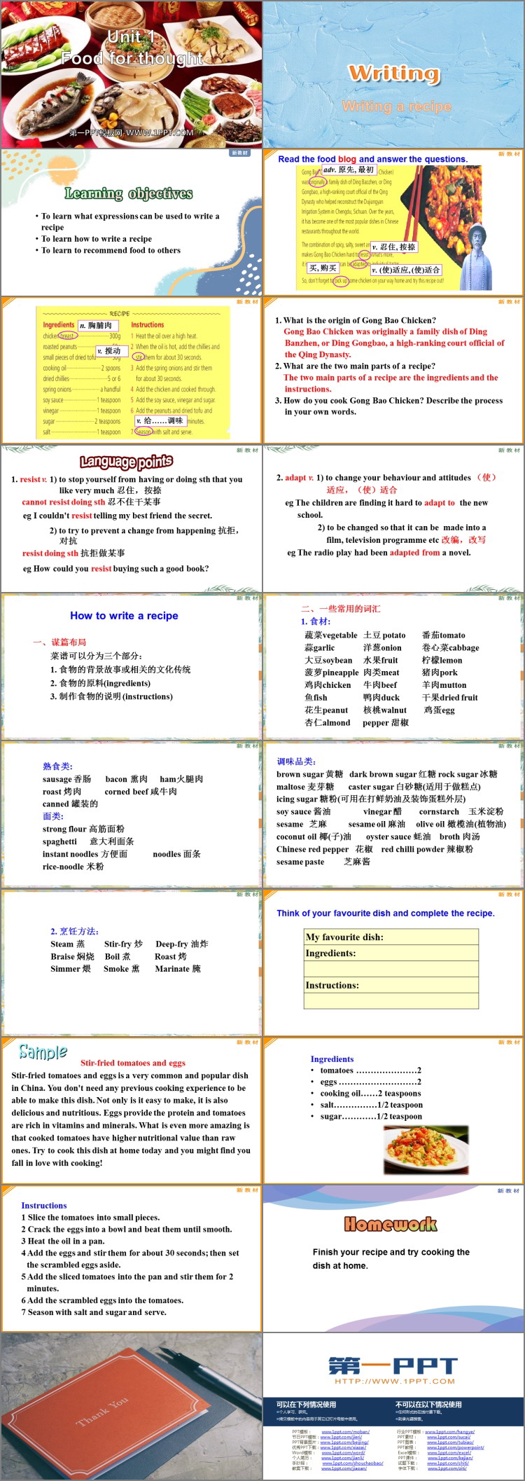 《Food for thought》PPT课件下载