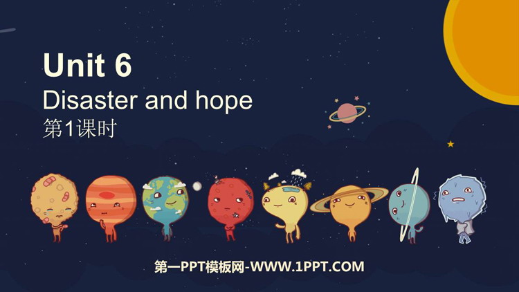 《Disaster and hope》PPT教学课件(第1课时)