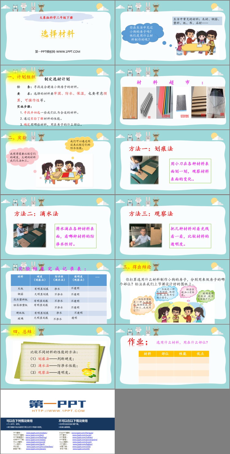 《选择材料》PPT下载