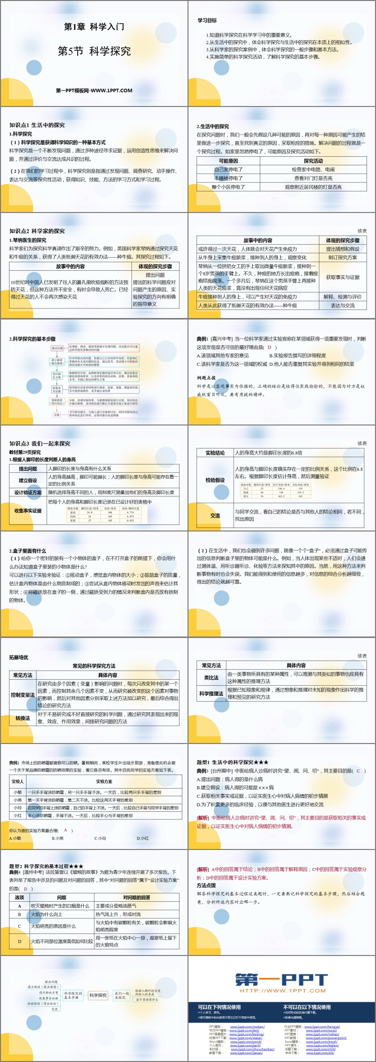 《科学探究》PPT免费课件