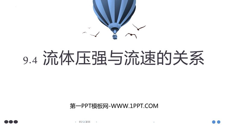 《流体压强与流速的关系》压强PPT优秀课件下载