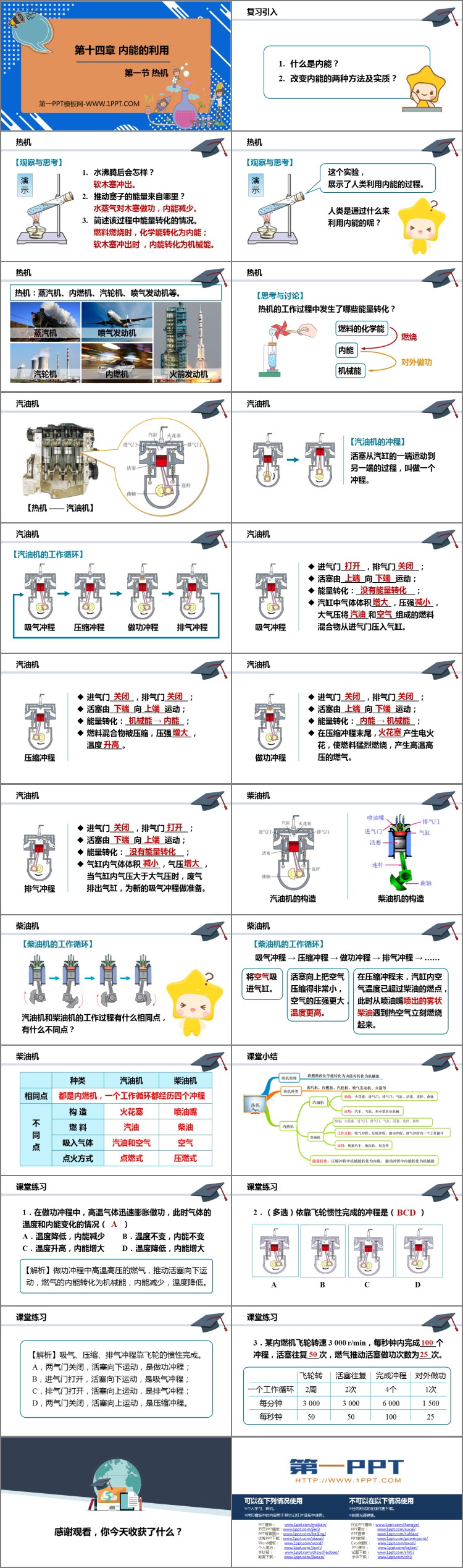 《热机》内能的利用PPT优秀教学课件