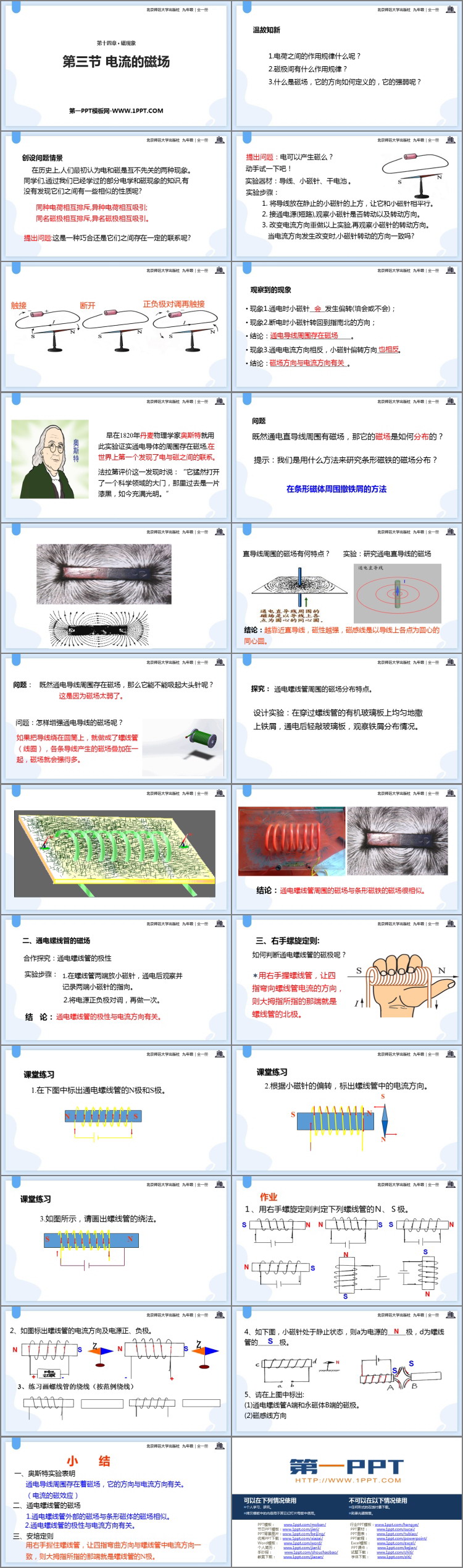 《电流的磁场》磁现象PPT免费下载