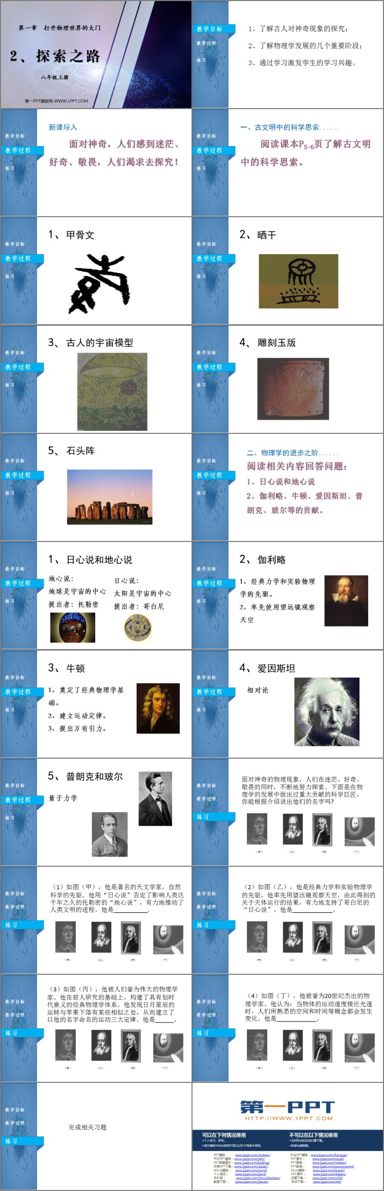 《探索之路》打开物理世界的大门PPT精品课件